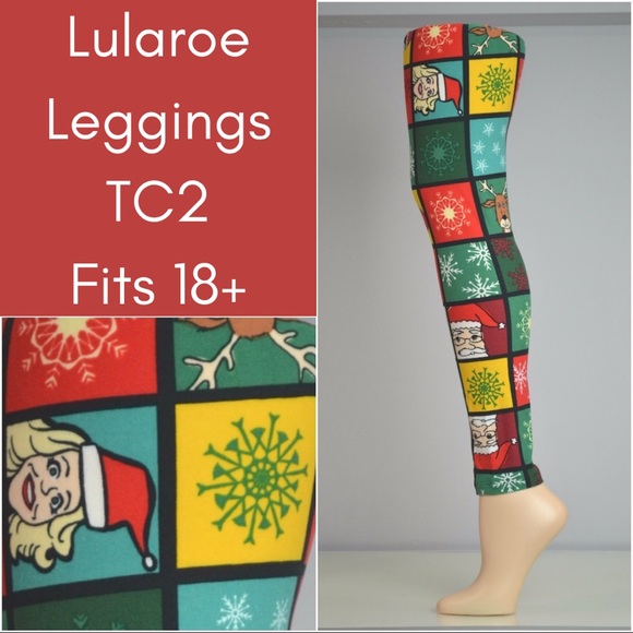LuLaRoe Pants - BN Lularoe Patchwork TC2 Leggings